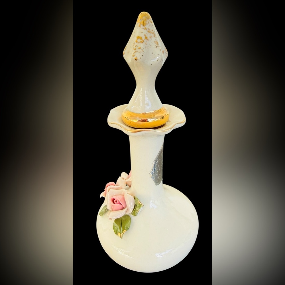 Vintage 1950’s Perfume Bottle with Stopper “Heirlooms of Tomorrow” 5.5” H - Picture 7 of 9